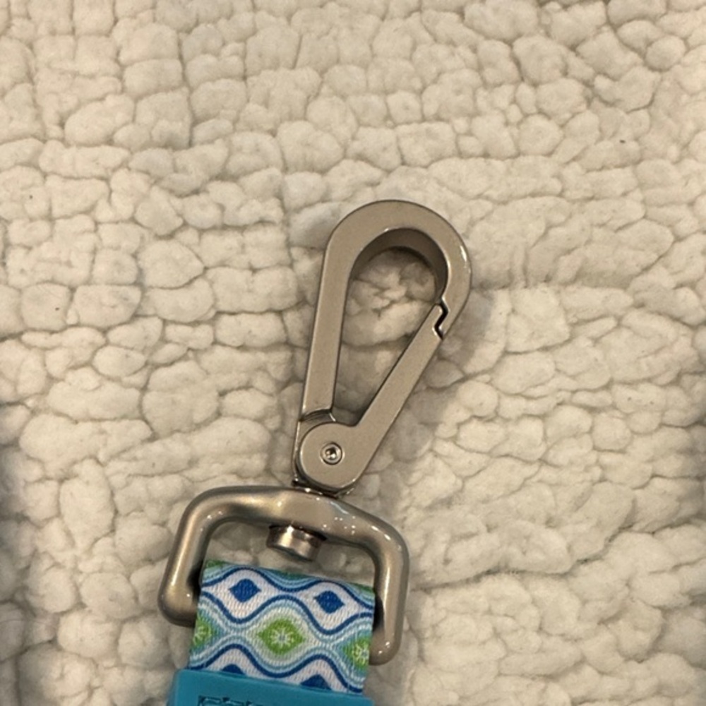 Blue Patterned Dog Leash - Picture 2 of 4